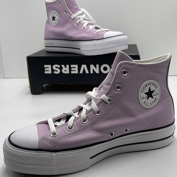 Converse WMNS CTAS LIFT H
PALE AMETHYST/WHITE/BLACK A07857C Platforms Sneakers - Picture 15 of 16